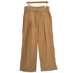 Wrap London Tan Wide Leg Pants